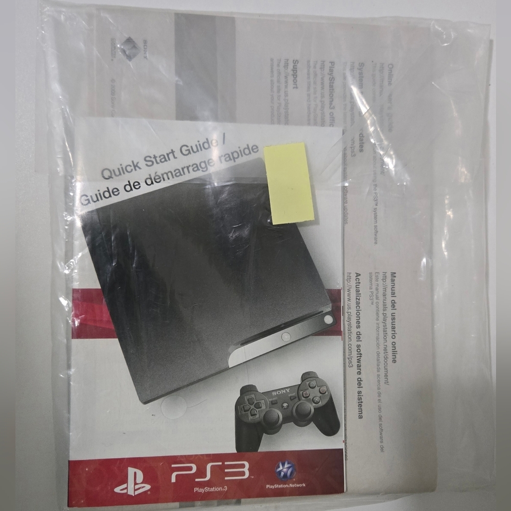 New* PS3 Quick Start Guide & Inserts